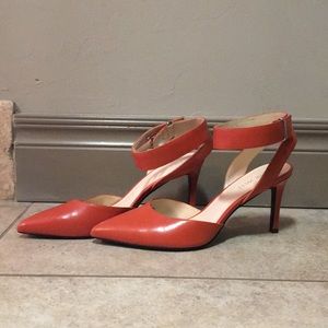 Orange Nine West Heels